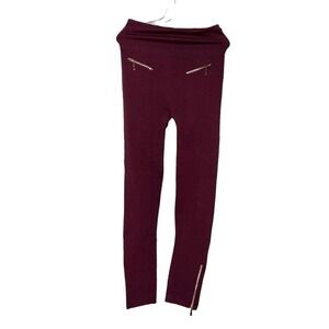 Gold Medal Women’s Fleece Lined Leggings Red L/XL NWT